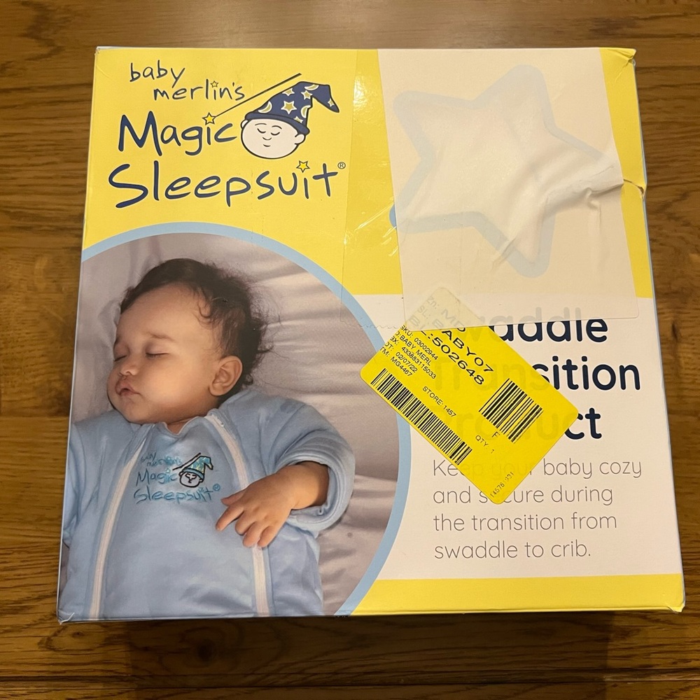 Baby Merlin’s Magic Sleepsuit Swaddle Wrap Transition